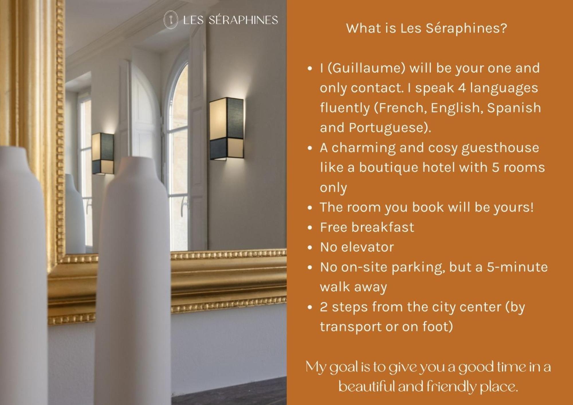 Les Seraphines - Chambres D'Hotes - Guests House Bordeaux Eksteriør billede