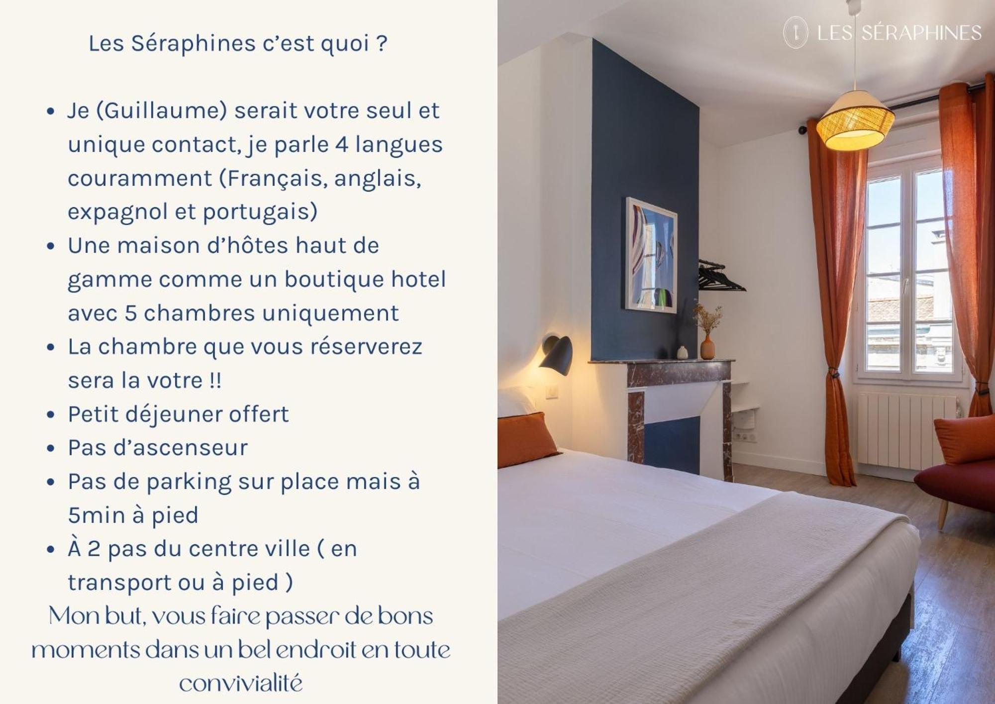Les Seraphines - Chambres D'Hotes - Guests House Bordeaux Eksteriør billede
